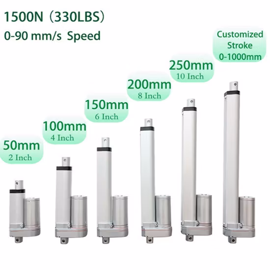 가구 합격 증명서용 12V 전기 선형 액추에이터