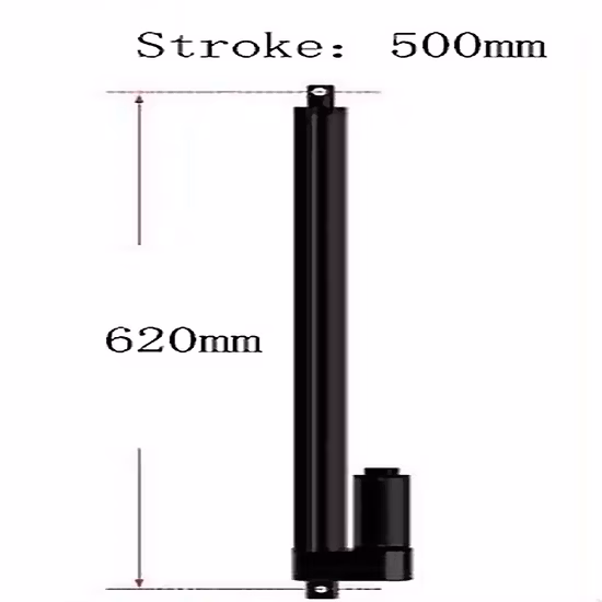 산업 자동화를 위한 12V 방수 중부하 전기 선형 액추에이터