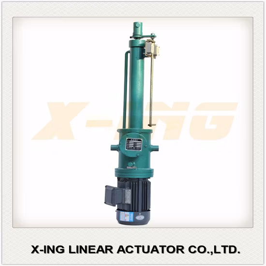 380V 전기 선형 액추에이터 Raco 전기 실린더 전기 퍼터 푸시로드 푸셔